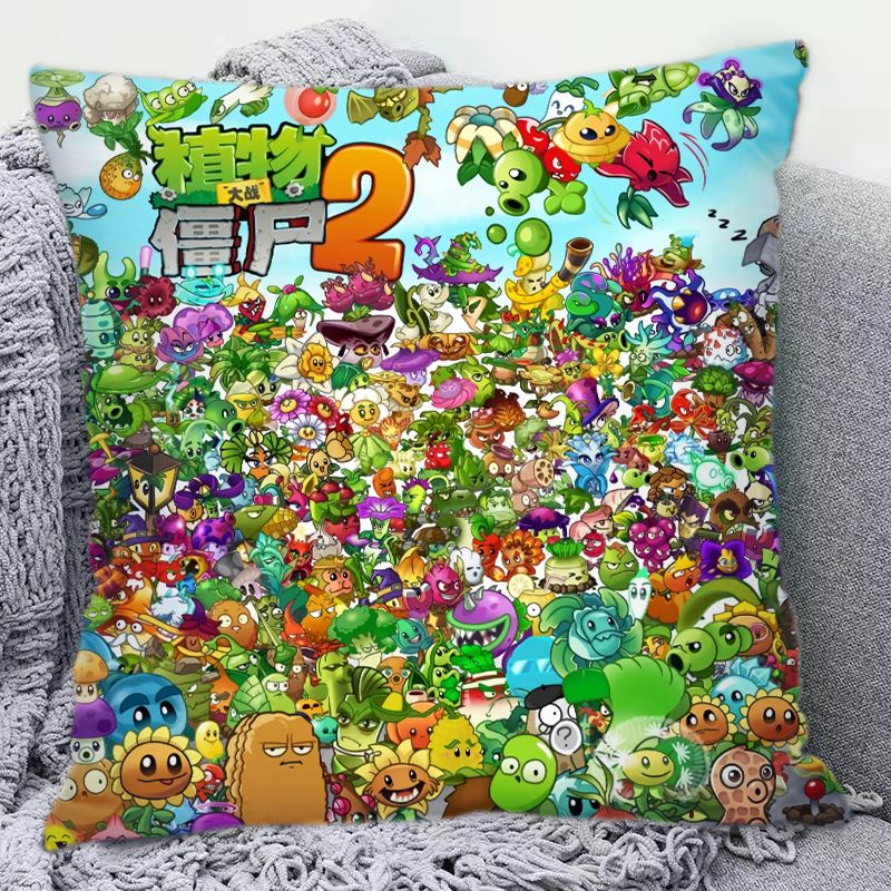 Decorative Throw Pillow - وسادة مربعة بنمط كرتوني لطيف من