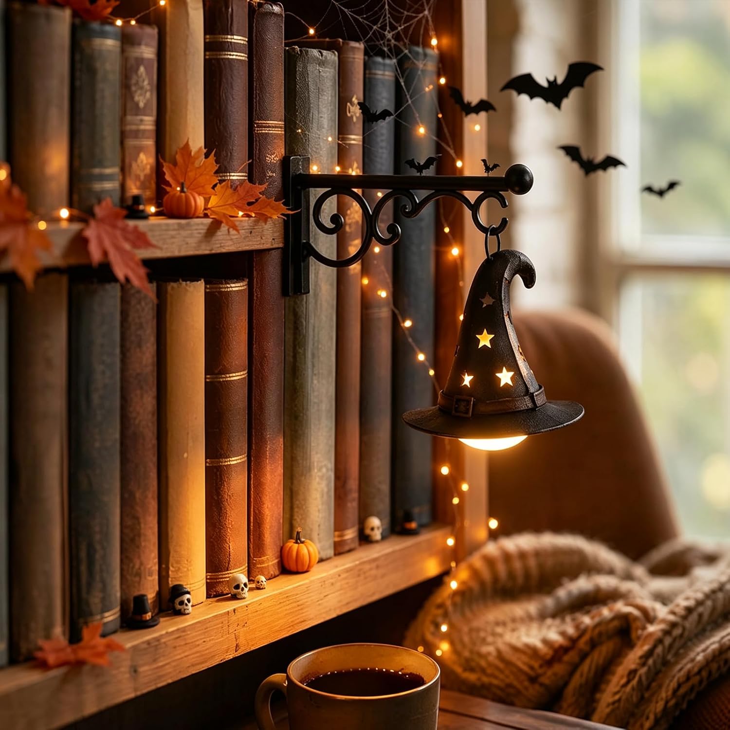 Home Decor Light - مصباح رف الكتب، فانوس المكتبة، إضاءة