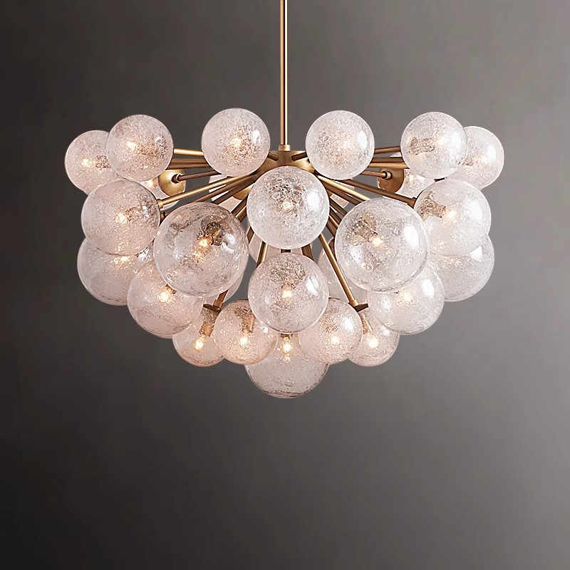 Home Decor Trend 2026 - أحدث صيحات 2026: إضاءة ثريا زجاجية