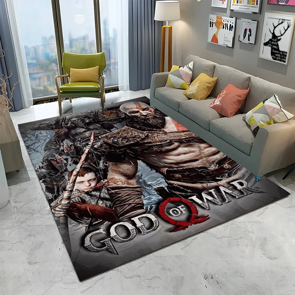 Home Decor Online Game - سجادة ثلاثية الأبعاد بتصميم إله الحرب