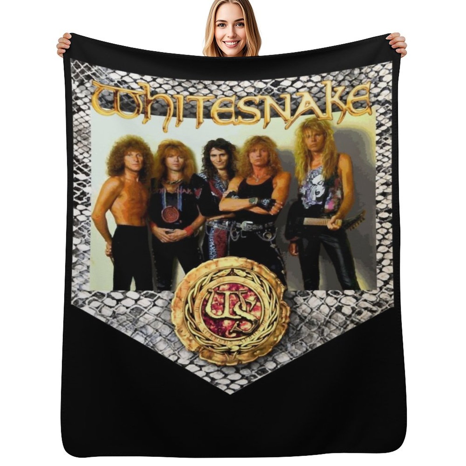 Home Decor Png - Whitesnake &x27;89 Classic T-Shirt.png بطانية ناعمة