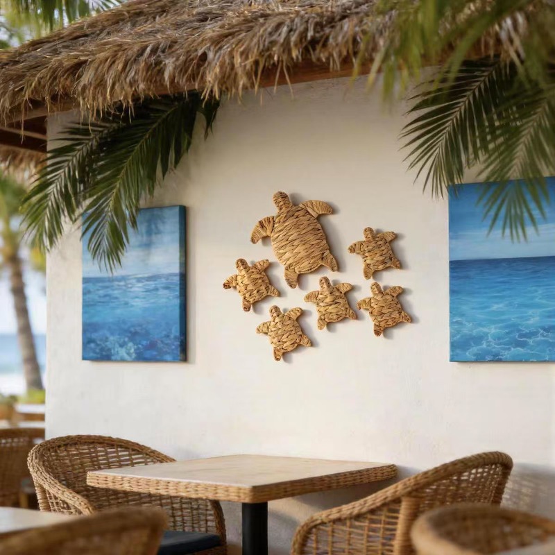 Home Decor Nautical - ديكور جداري على شكل سلحفاة بحرية