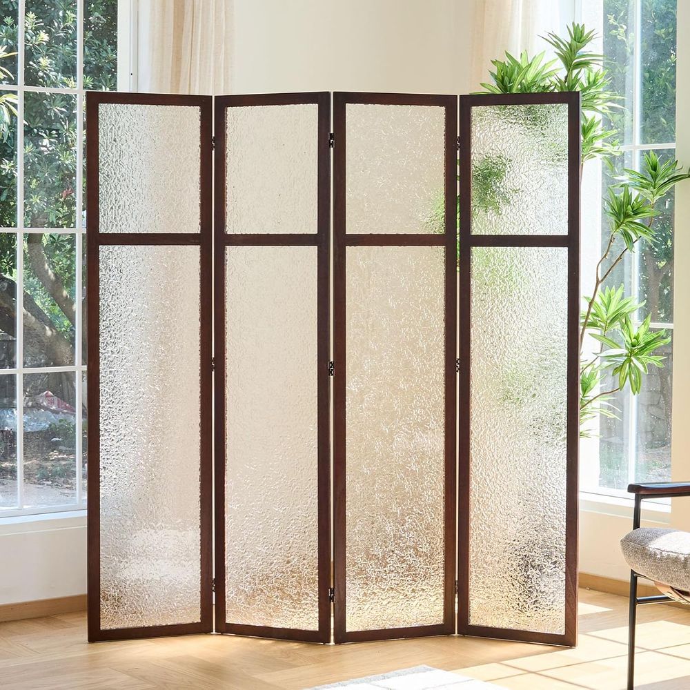 Room Divider Screen - فاصل غرفة أكريليك قابل للطي بأربعة