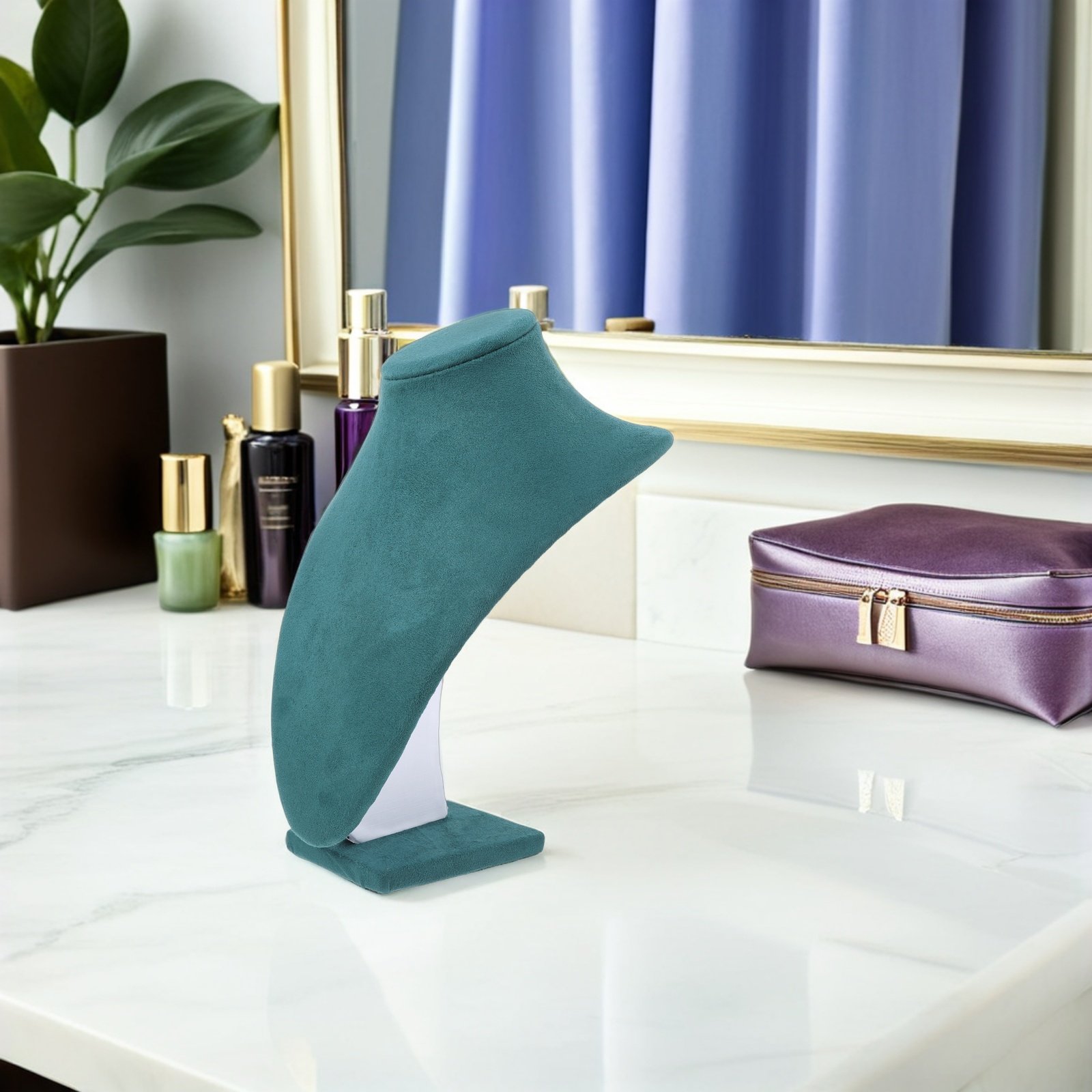 Home Decor Retail Stores - حامل عرض قلادات أنيق بطول 25