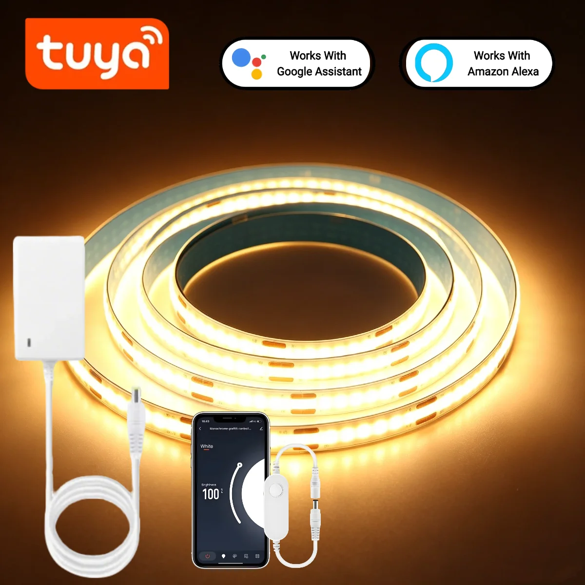 Home Decor App - شريط إضاءة LED ذكي من Tuya،
