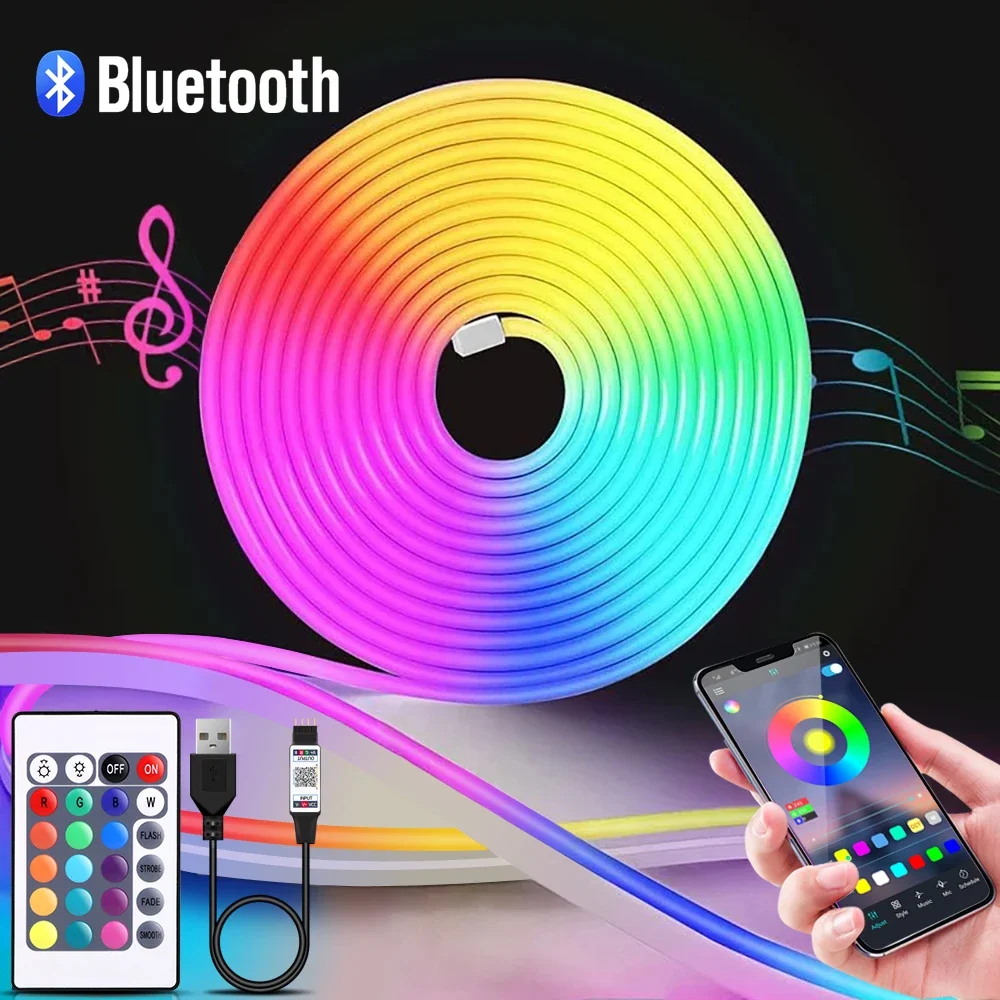 Home Decor Light - 1-5 متر RGB LED شريط ضوء