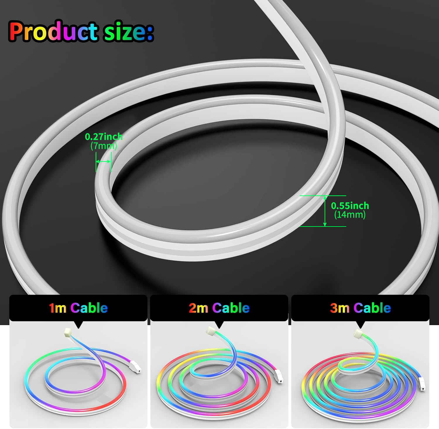 شريط إضاءة LED نيون RGB بتقنية - مراجعة Home Decor App وسعره