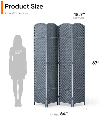 حاجز خصوصية خارجي قابل للطي بأ - مراجعة Room Divider Screen وسعره