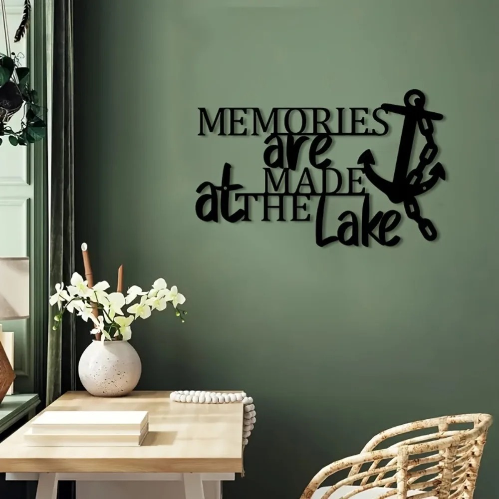 لوحة جدارية معدنية بتصميم مرسا - مراجعة Home Decor Nautical وسعره
