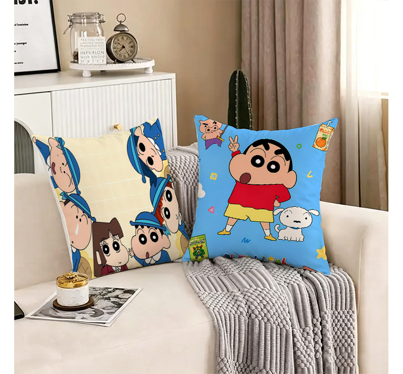 غطاء وسادة مطبوع بتصميم كرايون - مراجعة Decorative Throw Pillow وسعره