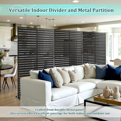 لوحة سياج معدنية للخصوصية في ا - مراجعة Room Divider Screen وسعره