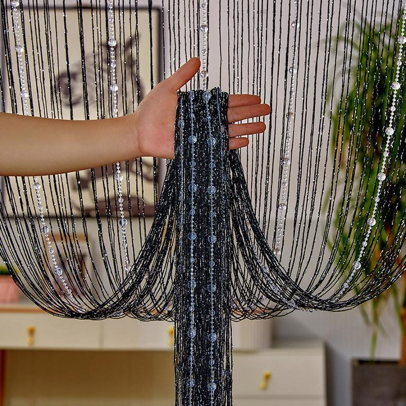 1 قطعة ستارة خيطية كريستالية م - مراجعة Room Divider Screen وسعره