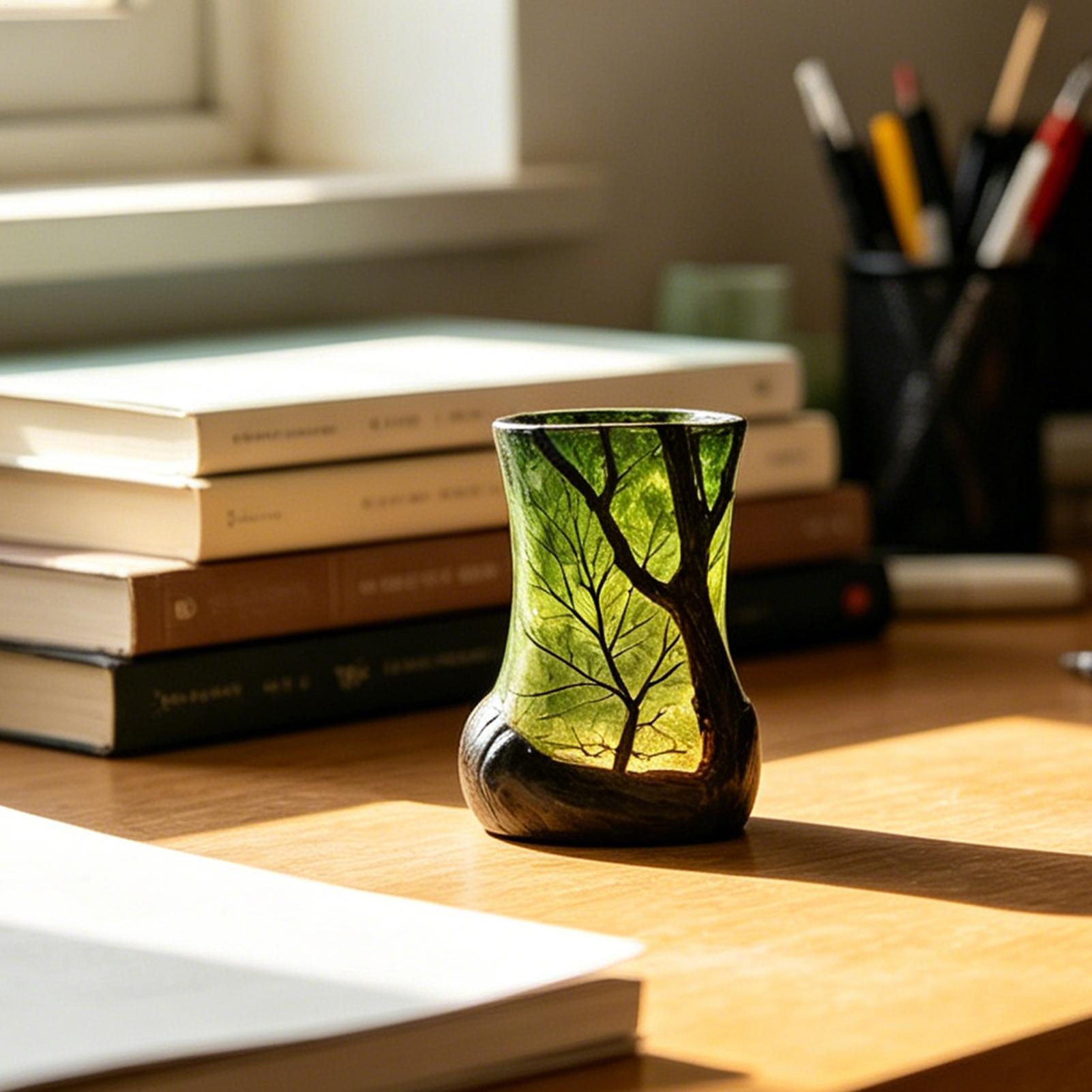 مصباح طاولة جانبي على شكل غابة - مراجعة Home Decor Light وسعره