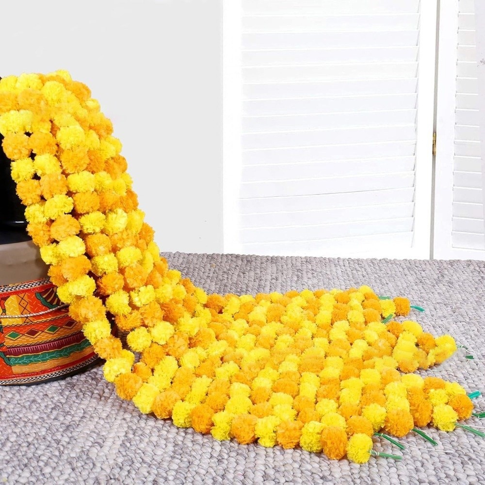 خيوط طويلة إكليل القطيفة الاصط - مراجعة Home Decor Indonesia وسعره