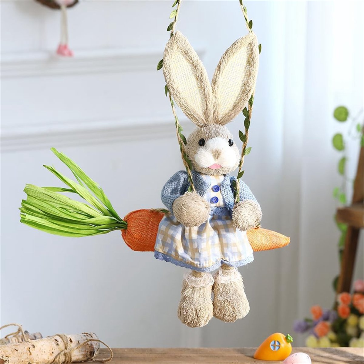 تمثال أرنب عيد الفصح المصنوع م - مراجعة Home Decor Statue وسعره