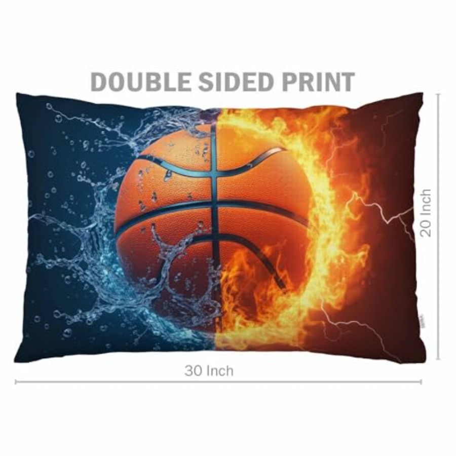 غطاء وسادة بتصميم كرة السلة عل - مراجعة Decorative Throw Pillow وسعره
