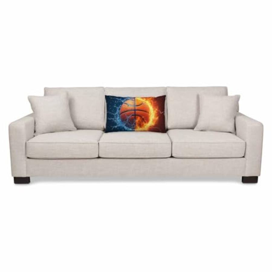 غطاء وسادة بتصميم كرة السلة عل - مراجعة Decorative Throw Pillow وسعره