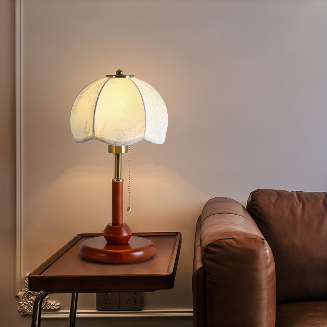 مصباح طاولة قبة مزخرفة بتصميم  - مراجعة Home Decor Light وسعره