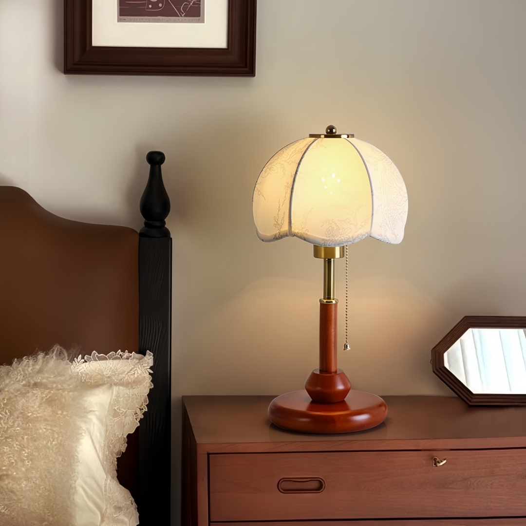مصباح طاولة قبة مزخرفة بتصميم  - مراجعة Home Decor Light وسعره