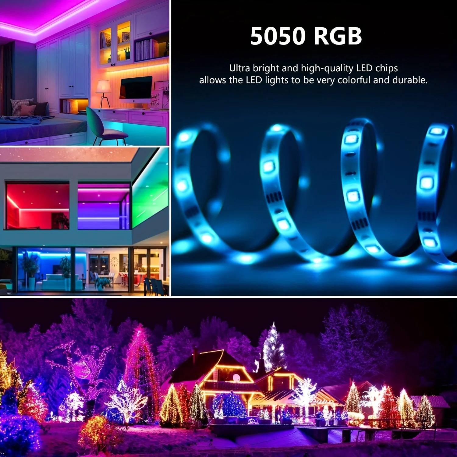 شريط إضاءة LED RGB بطول 10م و2 - مراجعة Home Decor App وسعره