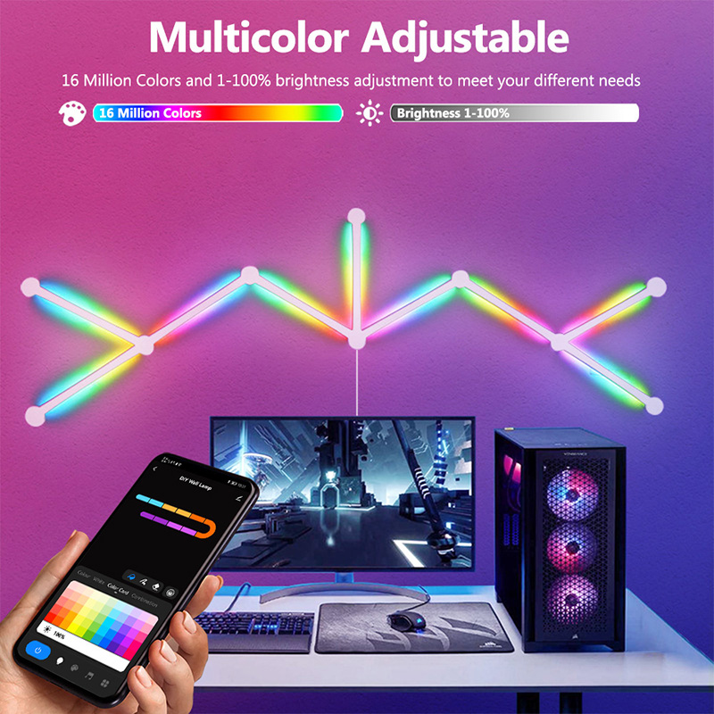 مصباح حائط RGB ذكي، شريط إضاءة - مراجعة Home Decor Rustic وسعره