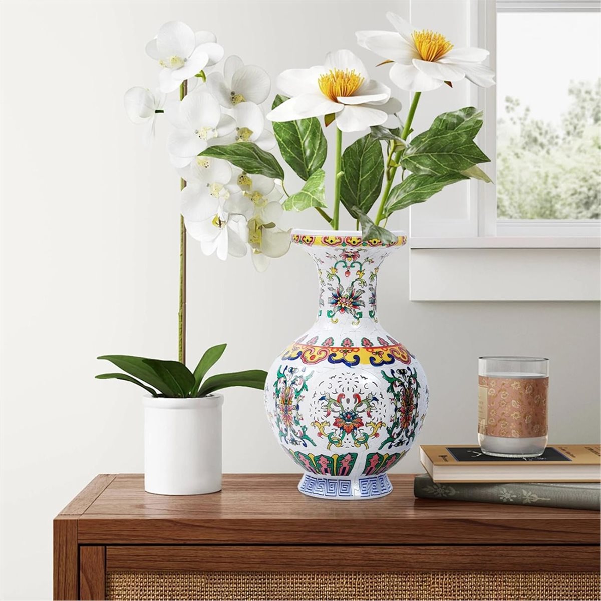 مزهرية ثلاثية الأبعاد بإضاءة ل - مراجعة Home Decor Trend 2026 وسعره