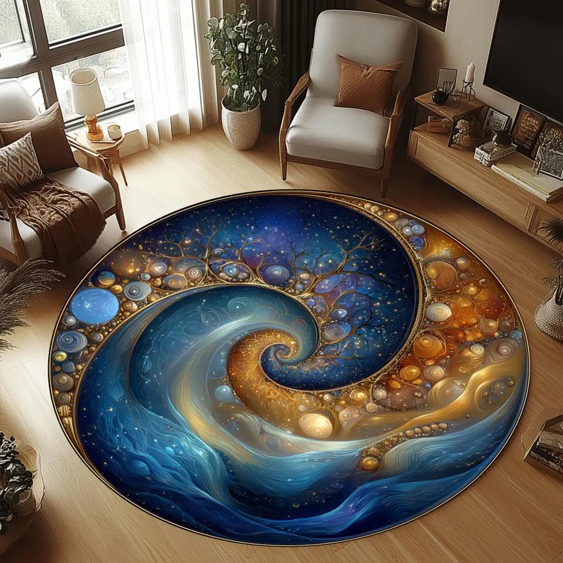 سجادة دائرية بتصميم دب قطبي ثن - مراجعة Home Decor Trend 2026 وسعره