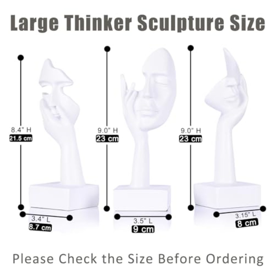 مجموعة تماثيل التفكير الكبيرة  - مراجعة Home Decor Statue وسعره