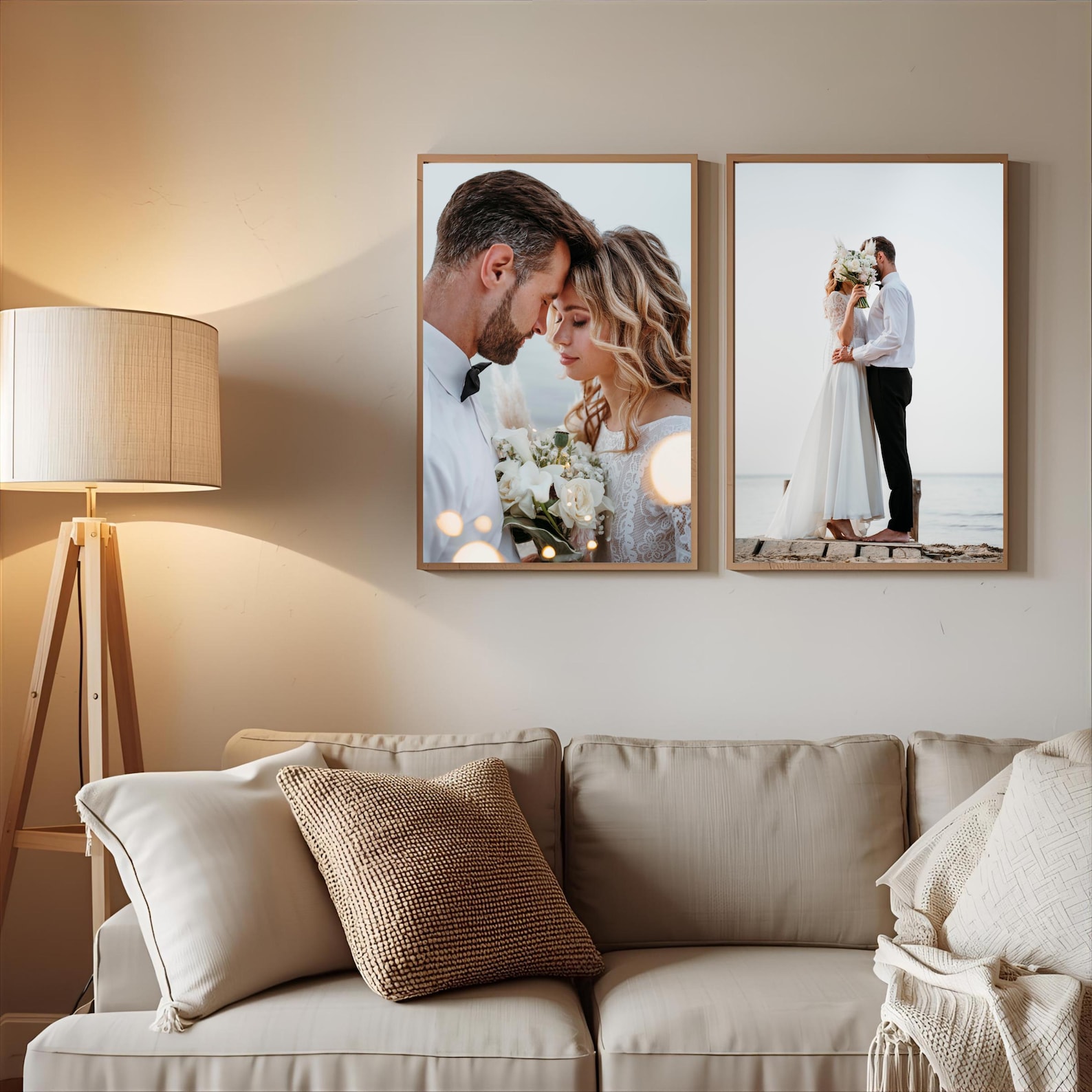 لوحة قماشية مخصصة بالصور، فن ج - مراجعة Home Decor Rustic وسعره