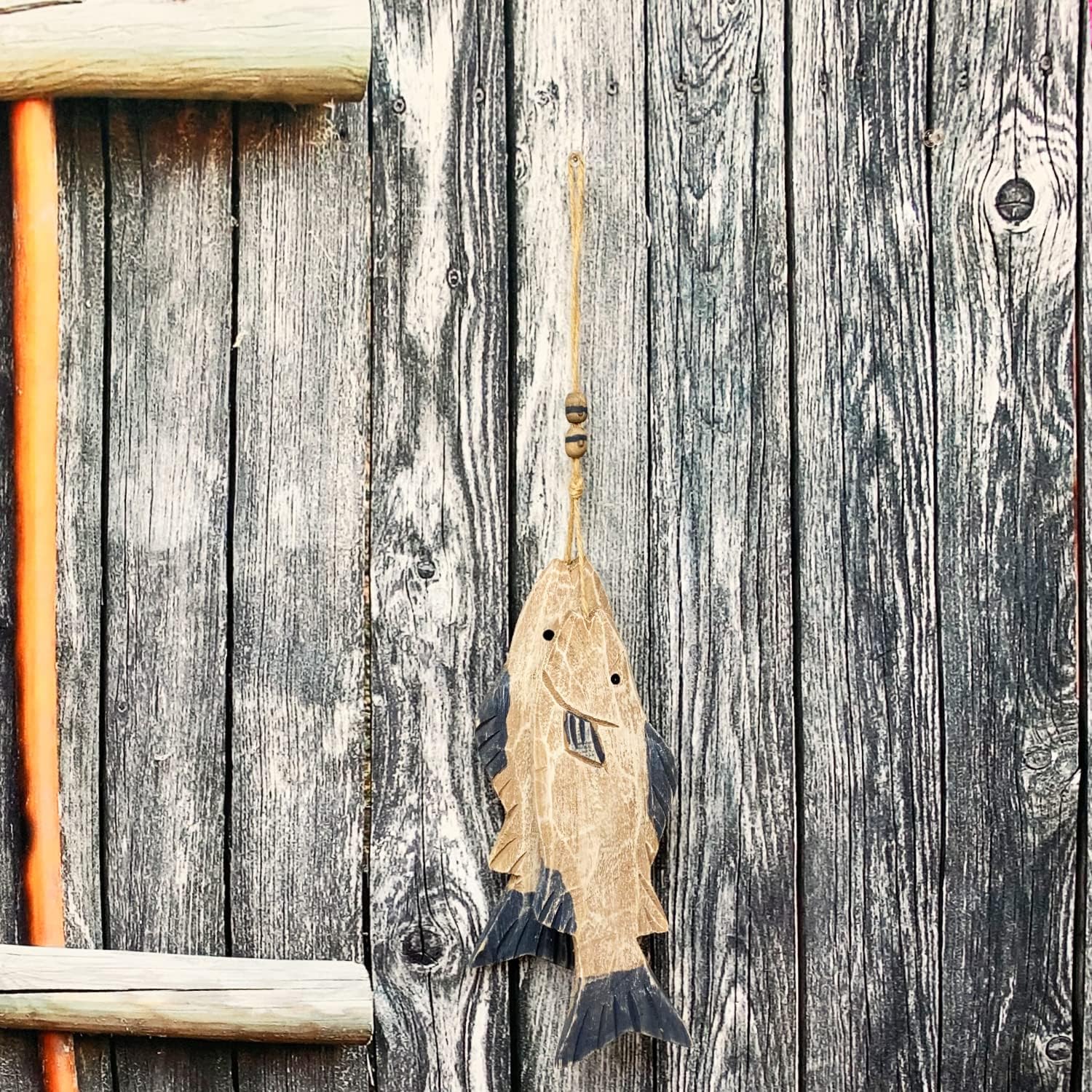 ديكور جداري خشبي منحوت على شكل - مراجعة Home Decor Nautical وسعره