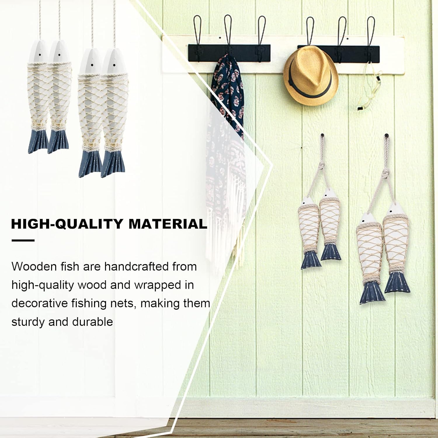 ديكور جداري خشبي منحوت على شكل - مراجعة Home Decor Nautical وسعره
