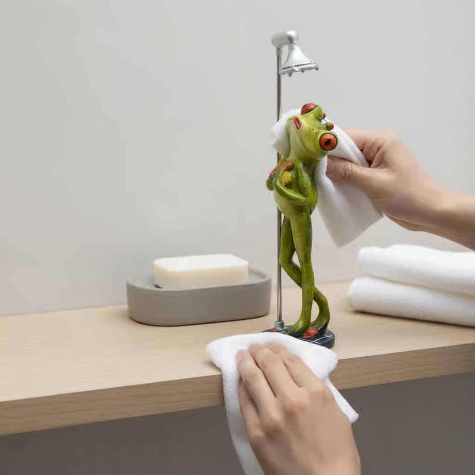 تمثال ضفدع يُستخدم في الاستحما - مراجعة Home Decor Statue وسعره