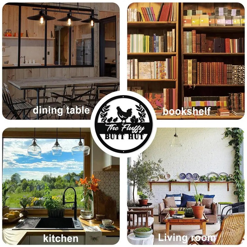 لافتة بيت الدجاج بتصميم ريفي،  - مراجعة Home Decor Rustic وسعره