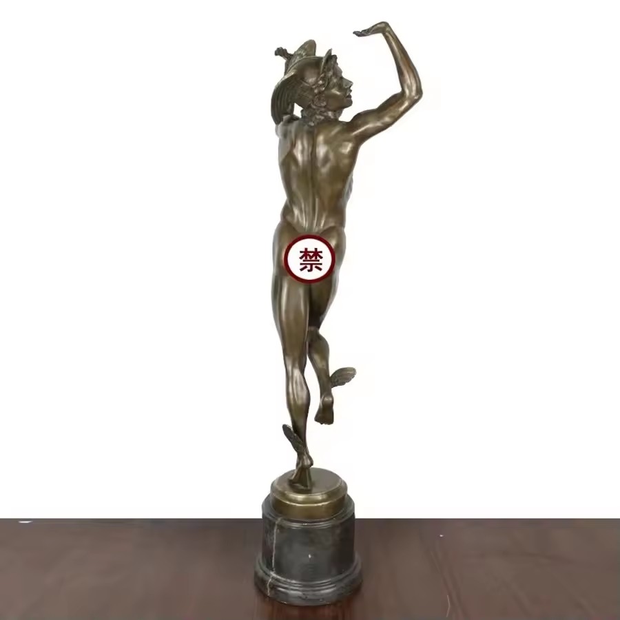 البرونزية اليونانية هيرميس الر - مراجعة Home Decor Hermes وسعره