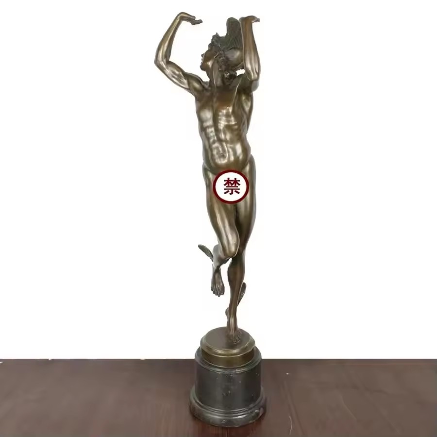 البرونزية اليونانية هيرميس الر - مراجعة Home Decor Hermes وسعره