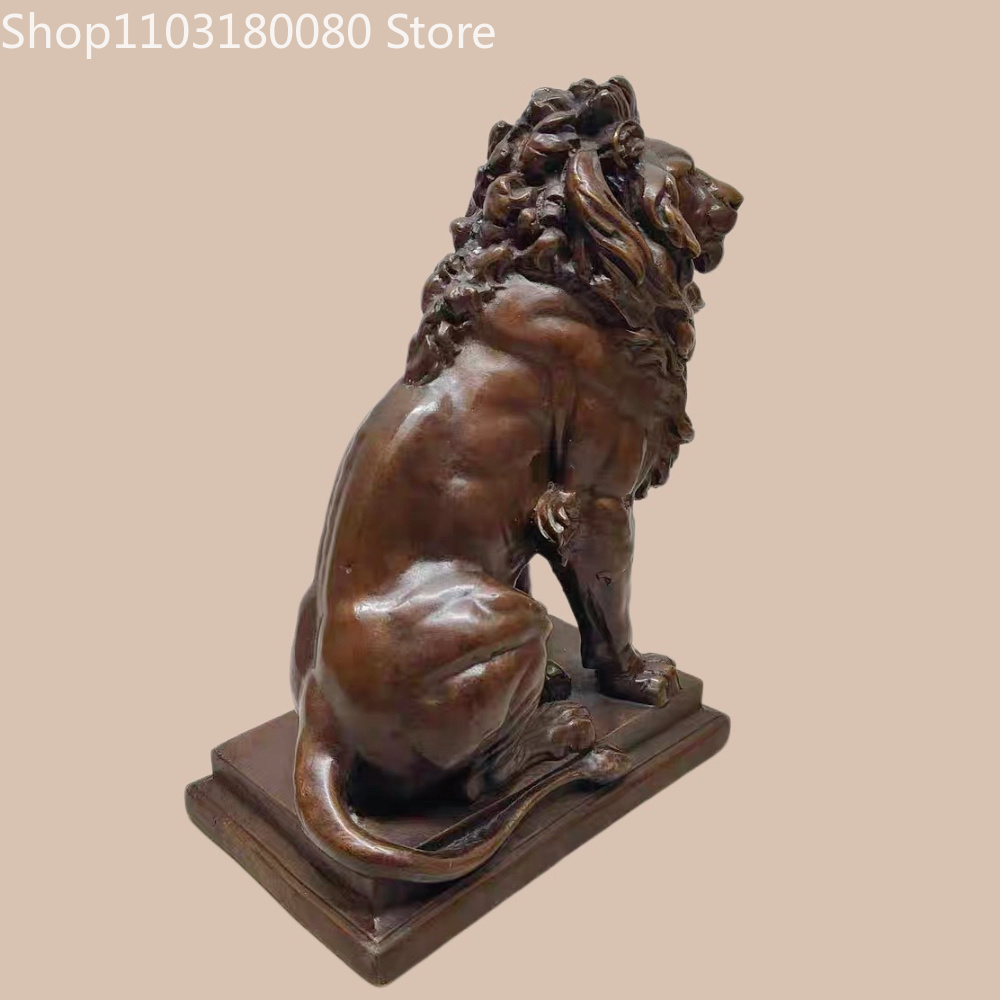 تمثال أسد يهوذا النحاسي بتصميم - مراجعة Home Decor Statue وسعره