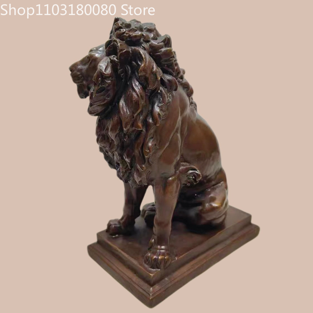 تمثال أسد يهوذا النحاسي بتصميم - مراجعة Home Decor Statue وسعره