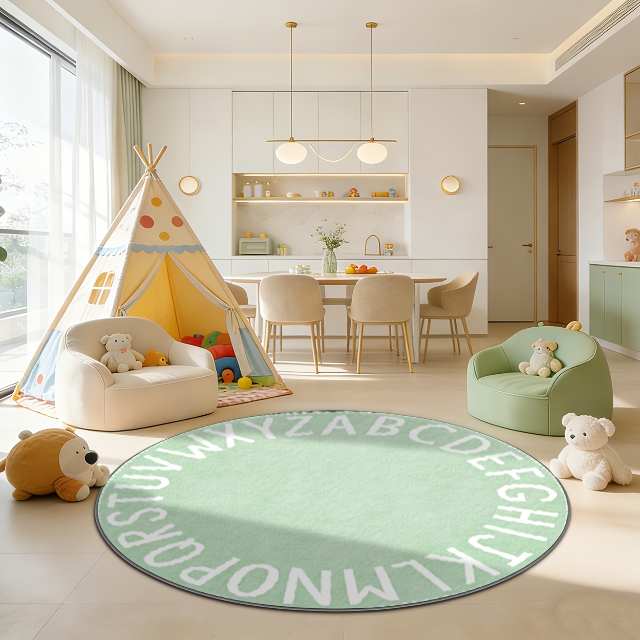 سجادة أرضية عصرية بتصميم منحني - مراجعة Home Decor Retail Stores وسعره