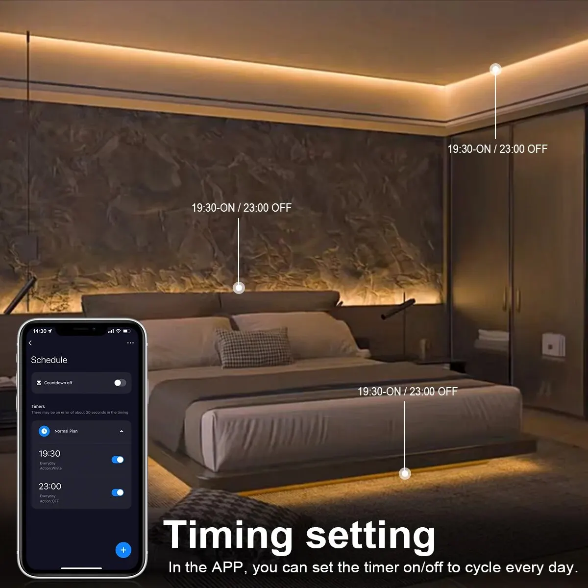 شريط إضاءة LED ذكي من Tuya، تح - مراجعة Home Decor App وسعره