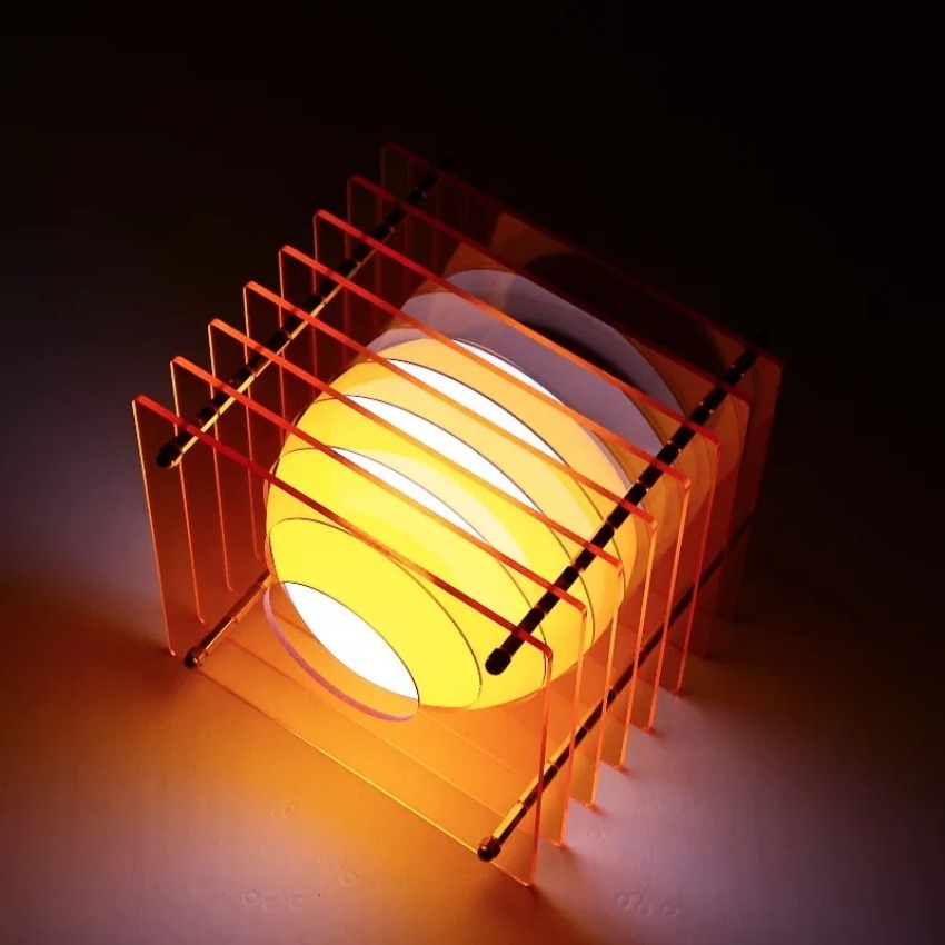 مصباح القمر DIY من الأكريليك م - مراجعة Home Decor Light وسعره