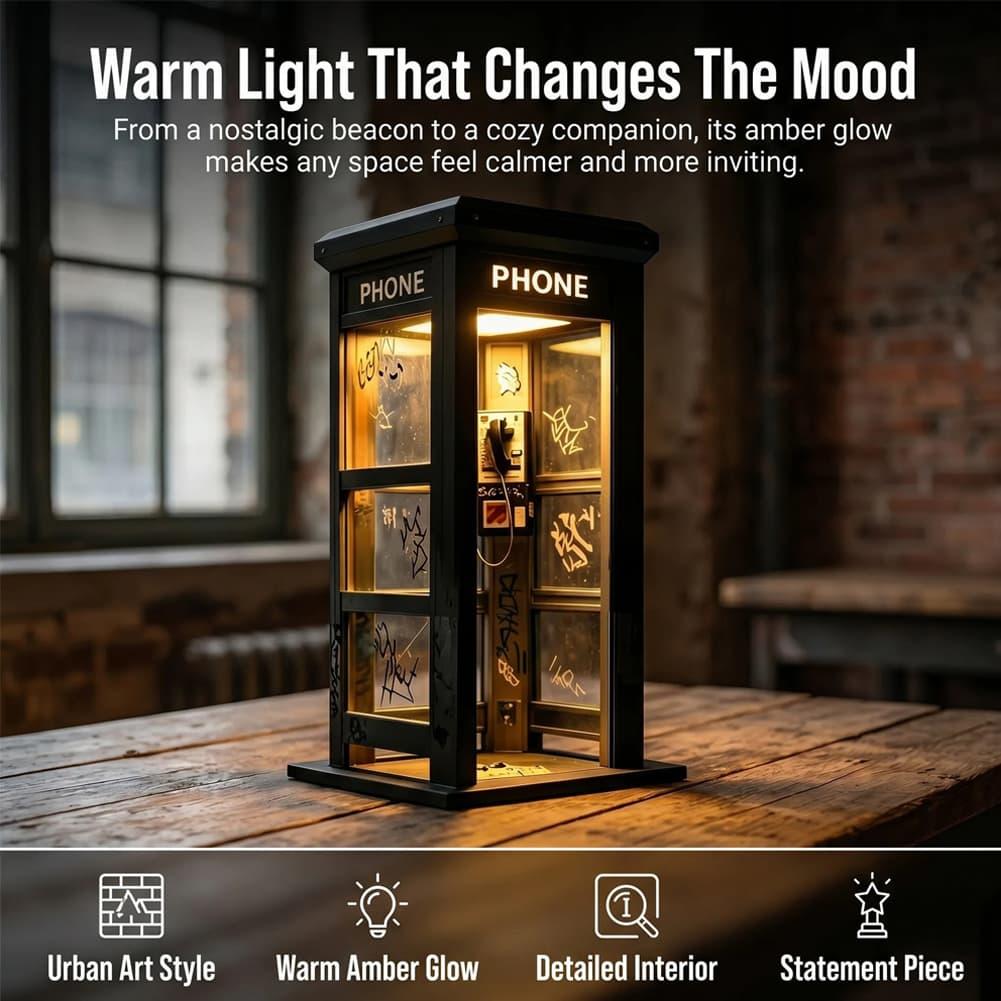 مصباح طاولة على شكل كشك هاتف ل - مراجعة Home Decor Light وسعره