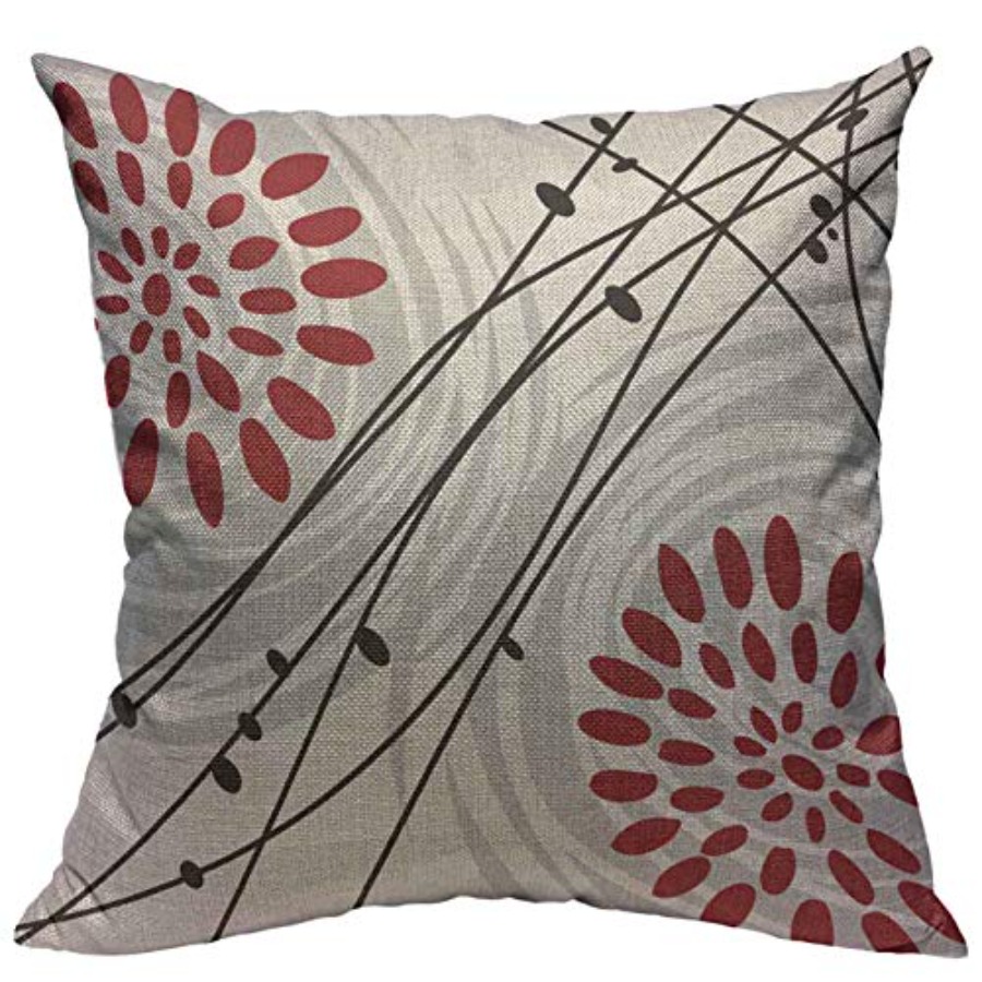 أغطية وسائد زخرفية بتصميم زهور - مراجعة Decorative Throw Pillow وسعره