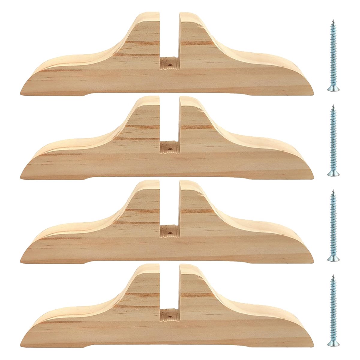 فاصل غرفة خشبي من 4 قطع مع برا - مراجعة Room Divider Screen وسعره