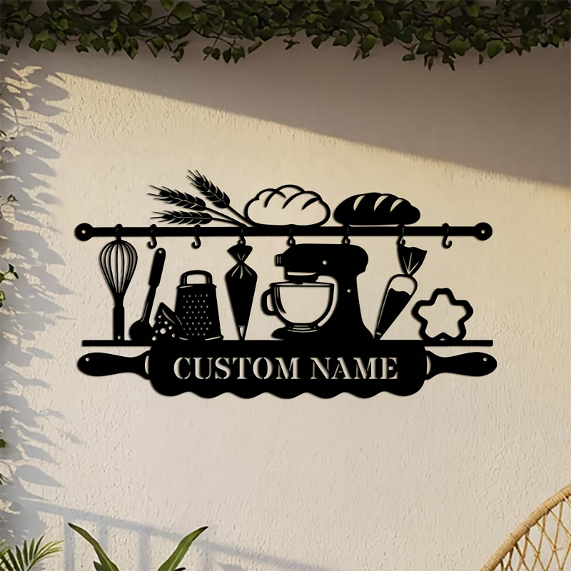 لوحة جدارية حديدية مخصصة للمطب - مراجعة Home Decor Rustic وسعره