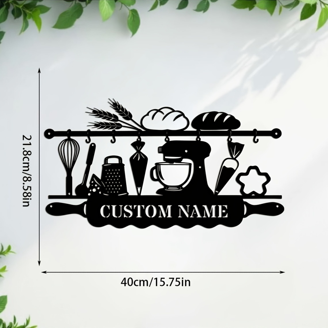 لوحة جدارية حديدية مخصصة للمطب - مراجعة Home Decor Rustic وسعره