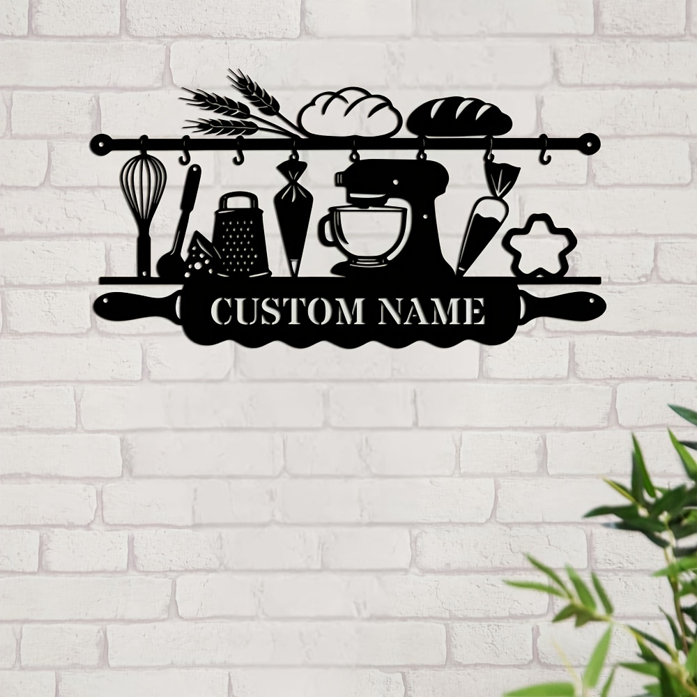 لوحة جدارية حديدية مخصصة للمطب - مراجعة Home Decor Rustic وسعره