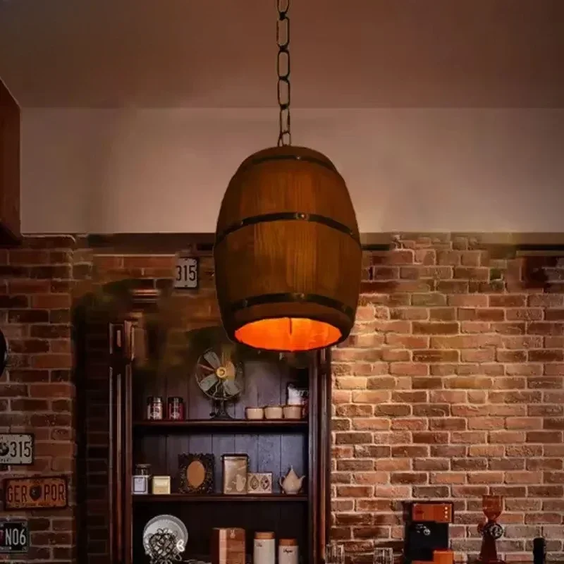 مصباح ريفي عتيق، ثريا خشبية مع - مراجعة Home Decor Rustic وسعره