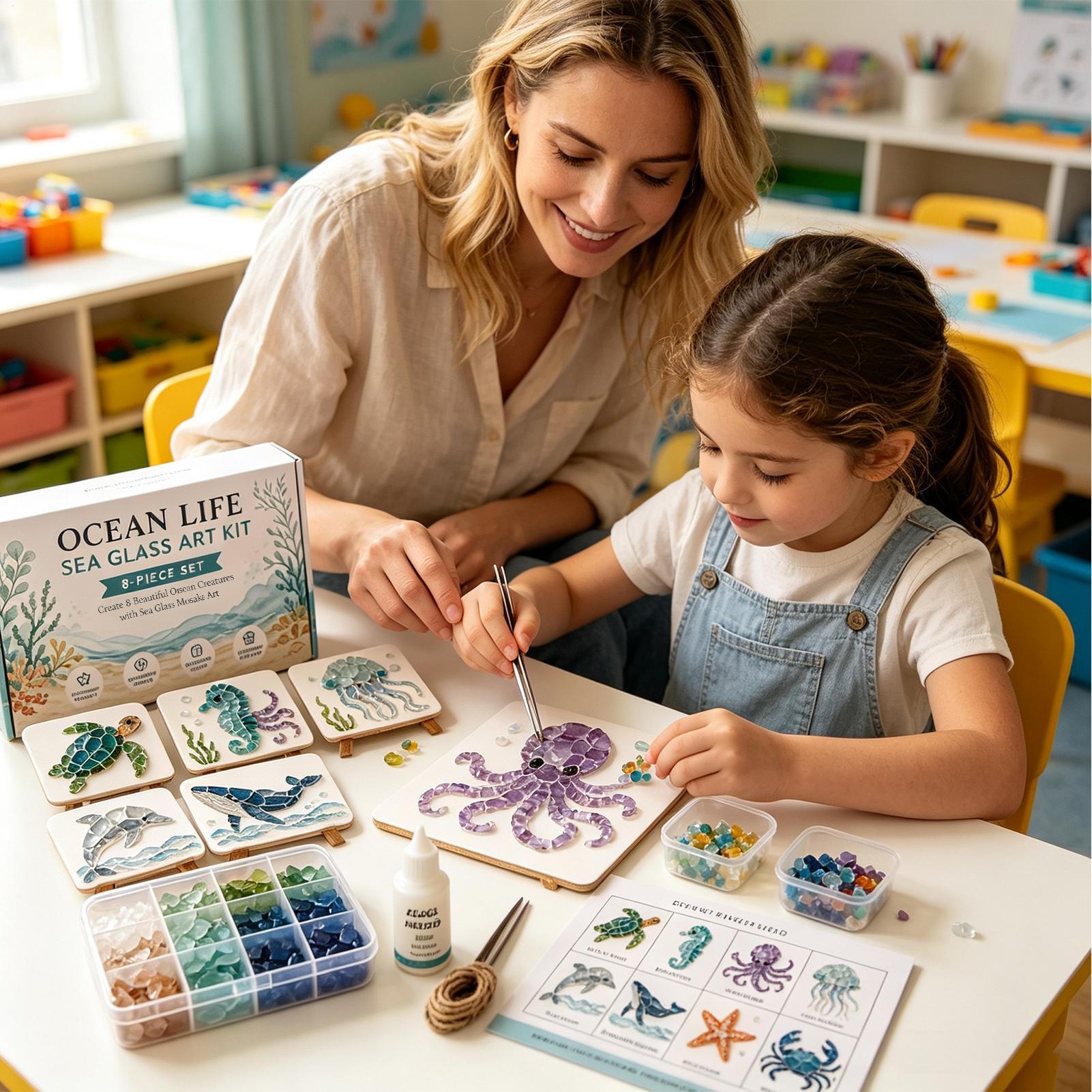 طقم فني للحرف اليدوية من الفسي - مراجعة Home Decor Nautical وسعره