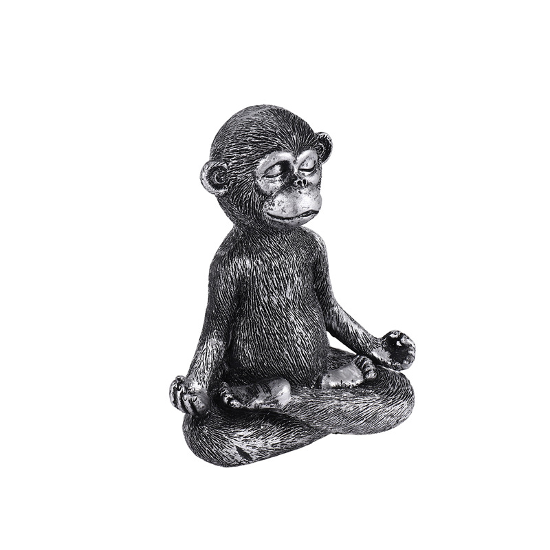 التأمل قرد تمثال الراتنج اليوغ - مراجعة Home Decor Statue وسعره