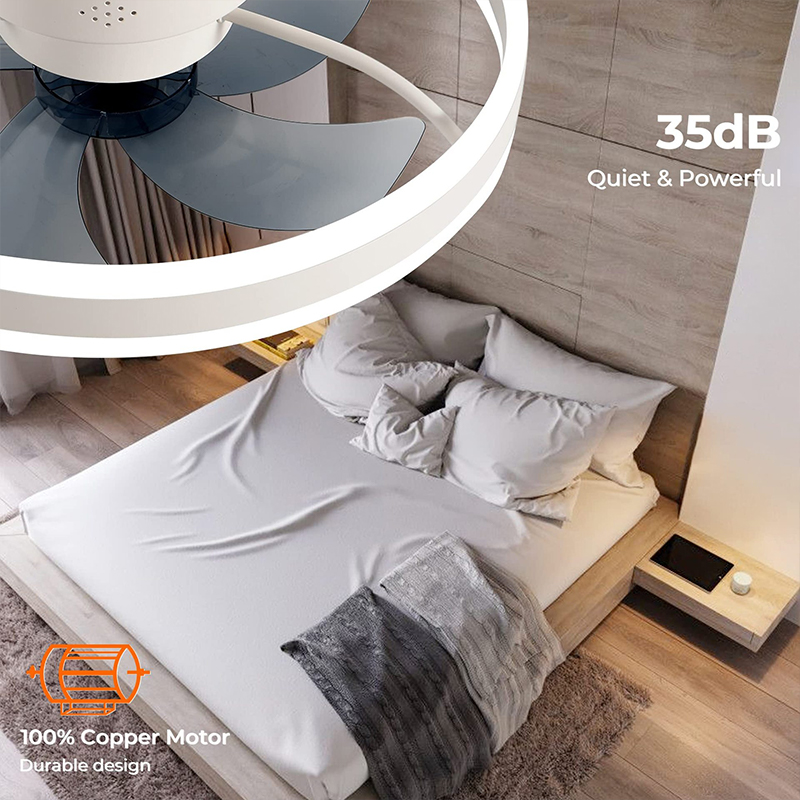 مروحة سقف بإضاءة LED مع تحكم ع - مراجعة Home Decor App وسعره